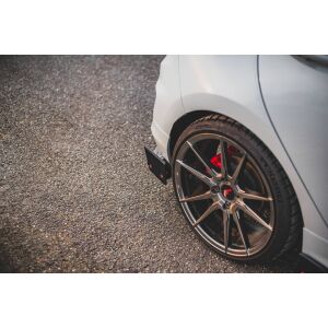 Maxton Design Heck Ansatz Flaps Diffusor +Flaps für V.4 / V4 Ford Fiesta ST Mk8