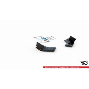 Maxton Design Heck Ansatz Flaps Diffusor +Flaps für V.4 / V4 Ford Fiesta ST Mk8