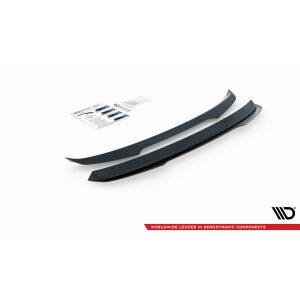 Maxton Design Spoiler CAP für Skoda Fabia Combi Mk3 schwarz Hochglanz