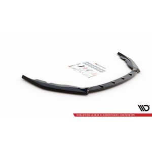 Maxton Design Front Ansatz V.1 / V1 für Skoda Fabia Mk3 schwarz Hochglanz