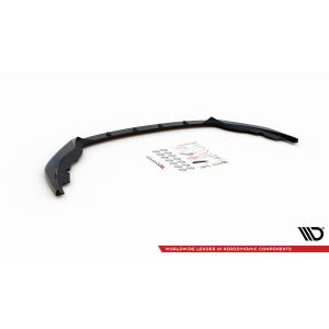 Maxton Design Front Ansatz V.1 / V1 für Skoda Fabia Mk3 schwarz Hochglanz