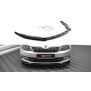Maxton Design Front Ansatz V.1 / V1 für Skoda Fabia Mk3 schwarz Hochglanz