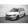 Maxton Design Front Ansatz V.1 / V1 für Skoda Fabia Mk3 schwarz Hochglanz