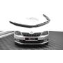 Maxton Design Front Ansatz V.2 / V2 für Skoda Fabia Mk3 schwarz Hochglanz