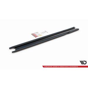 Maxton Design Seitenschweller Ansatz für Skoda Fabia Mk3 schwarz Hochglanz