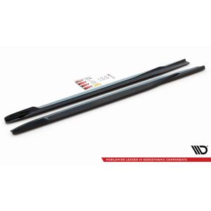 Maxton Design Seitenschweller Ansatz für BMW X5M F95 schwarz Hochglanz