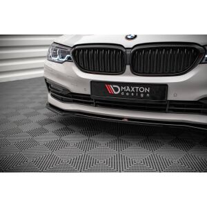 Maxton Design Front Ansatz V.1 / V1 für BMW 5er G30 schwarz Hochglanz