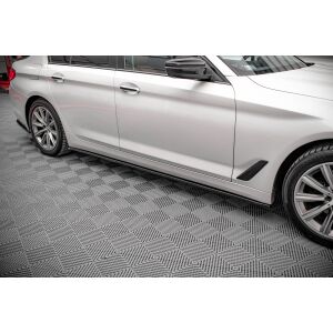 Maxton Design Seitenschweller Ansatz für BMW 5er G30 schwarz Hochglanz