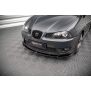 Maxton Design Front Ansatz V.2 / V2 für Seat Ibiza Cupra Mk3 schwarz Hochglanz