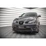 Maxton Design Front Ansatz V.2 / V2 für Seat Ibiza Cupra Mk3 schwarz Hochglanz