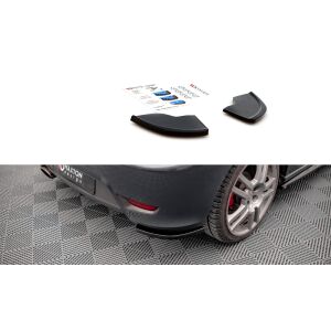 Maxton Design Heck Ansatz Flaps Diffusor für Seat Ibiza Cupra Mk3 schwarz Hochglanz