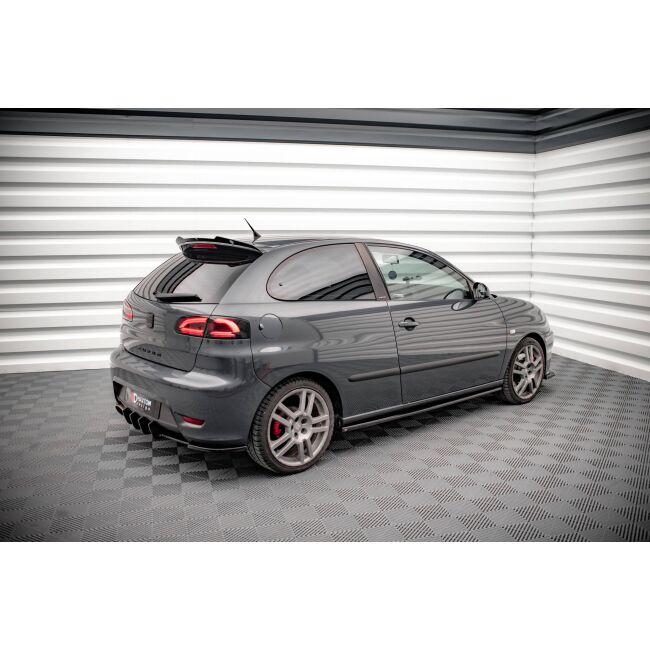 Maxton Design Seitenschweller Ansatz für Seat Ibiza Cupra Mk3 schwarz Hochglanz