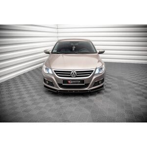 Maxton Design Front Ansatz V.3 / V3 für Volkswagen Passat CC schwarz Hochglanz