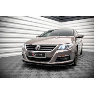 Maxton Design Front Ansatz V.4 / V4 für Volkswagen Passat CC schwarz Hochglanz