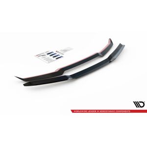 Maxton Design Spoiler CAP für Hyundai I20 N Mk3 schwarz Hochglanz