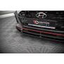 Maxton Design Front Ansatz V.2 / V2 für Hyundai I20 N Mk3 schwarz Hochglanz