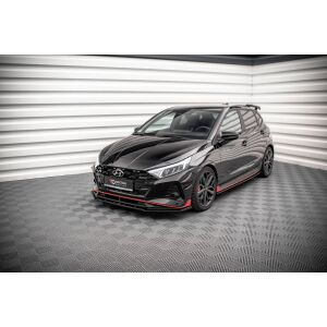 Maxton Design Seitenschweller Ansatz für Hyundai I20 N Mk3 schwarz Hochglanz