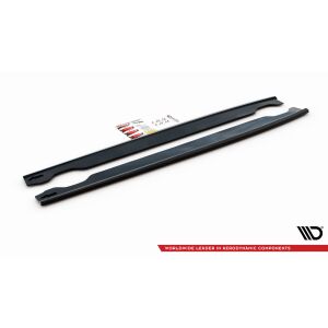 Maxton Design Seitenschweller Ansatz für Hyundai I20 N Mk3 schwarz Hochglanz