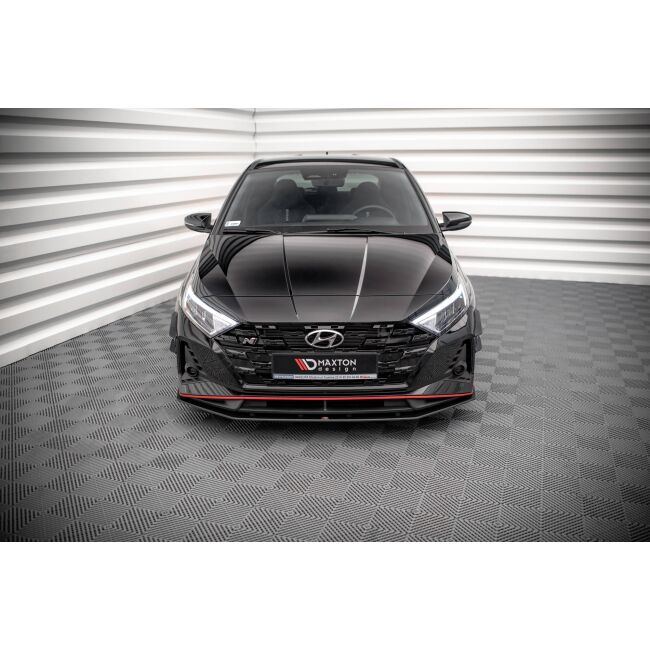 Maxton Design Street Pro Front Ansatz für für Hyundai I20 N Mk3