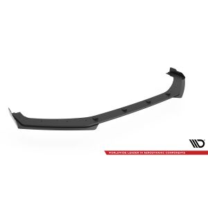 Maxton Design Street Pro Front Ansatz für +Flaps für V.1 / V1 + Flaps Hyundai I20 N Mk3 schwarz Hochglanz
