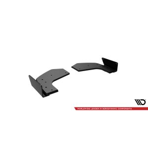 Maxton Design Street Pro Heck Ansatz Flaps Diffusor +Flaps für Hyundai I20 N Mk3 schwarz Hochglanz