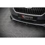 Maxton Design Front Ansatz für Skoda Fabia Mk3 Facelift schwarz Hochglanz