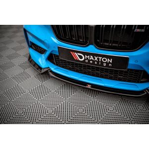 Maxton Design Front Ansatz V.2 / V2 für BMW M2 Competition F87 schwarz Hochglanz