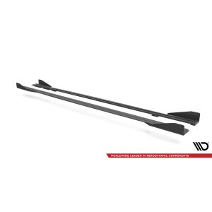 Maxton Design Street Pro Seitenschweller Ansatz für + Flaps BMW M2 F87 schwarz Hochglanz