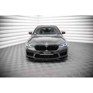 Maxton Design Front Ansatz V.1 / V1 für BMW M5 F90 Facelift schwarz Hochglanz