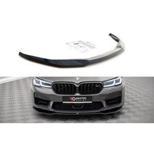 Maxton Design Front Ansatz V.2 / V2 für BMW M5 F90 Facelift schwarz Hochglanz