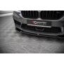 Maxton Design Front Ansatz V.2 / V2 für BMW M5 F90 Facelift schwarz Hochglanz