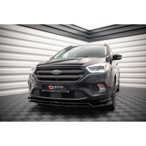 Maxton Design Front Ansatz V.1 / V1 für Ford Escape ST-Line Mk3 schwarz Hochglanz