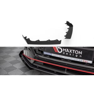 Maxton Design Front Flaps Hyundai I20 N Mk3 schwarz Hochglanz