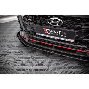 Maxton Design Front Flaps Hyundai I20 N Mk3 schwarz Hochglanz