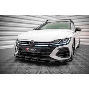 Maxton Design Front Ansatz V.1 / V1 für Volkswagen Arteon R schwarz Hochglanz