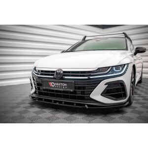 Maxton Design Front Ansatz V.2 / V2 für Volkswagen Arteon R schwarz Hochglanz