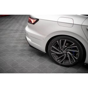 Maxton Design Heck Ansatz Flaps Diffusor für Volkswagen Arteon R schwarz Hochglanz