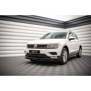 Maxton Design Front Ansatz für Volkswagen Tiguan Mk2 schwarz Hochglanz