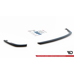 Maxton Design Heck Ansatz Flaps Diffusor für Volkswagen Tiguan Mk2 schwarz Hochglanz
