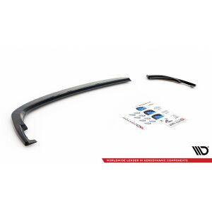 Maxton Design Heck Ansatz Flaps Diffusor für Volkswagen Tiguan Mk2 schwarz Hochglanz
