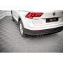 Maxton Design Heck Ansatz Flaps Diffusor für Volkswagen Tiguan Mk2 schwarz Hochglanz