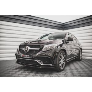 Maxton Design Front Ansatz V.1 / V1 für Mercedes-Benz GLE 63 AMG C292 schwarz Hochglanz