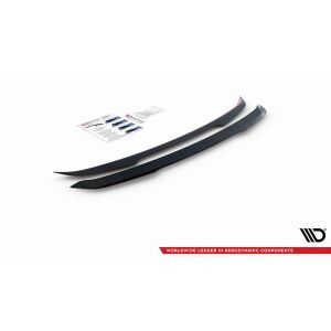 Maxton Design Spoiler CAP für Audi Q3 S-Line 8U Facelift schwarz Hochglanz