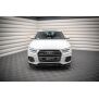 Maxton Design Front Ansatz V.1 / V1 für Audi Q3 S-Line 8U Facelift schwarz Hochglanz