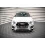 Maxton Design Front Ansatz V.2 / V2 für Audi Q3 S-Line 8U Facelift schwarz Hochglanz