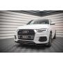 Maxton Design Front Ansatz V.2 / V2 für Audi Q3 S-Line 8U Facelift schwarz Hochglanz