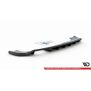Maxton Design Mittlerer Heckdiffusor Ansatz DTM Look für Audi Q3 S-Line 8U Facelift schwarz Hochglanz