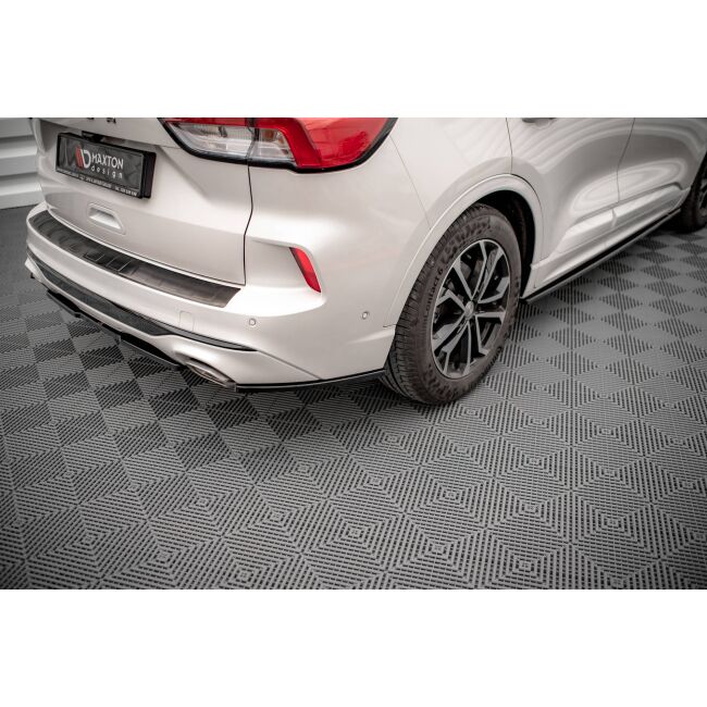 Maxton Design Heck Ansatz Flaps Diffusor für Ford Kuga ST-Line Mk3 schwarz Hochglanz