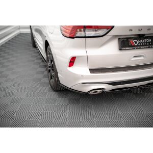 Maxton Design Heck Ansatz Flaps Diffusor für Ford Kuga ST-Line Mk3 schwarz Hochglanz