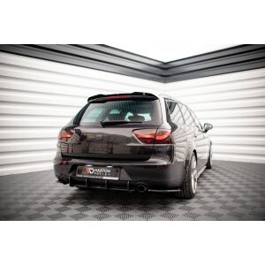 Maxton Design Spoiler CAP für Seat Exeo ST schwarz Hochglanz